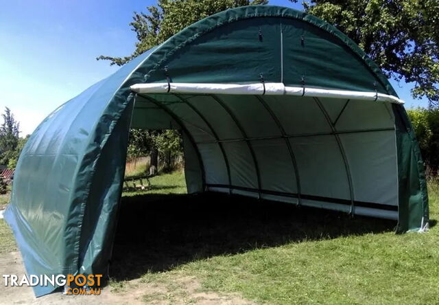 56m2 Workshop Storage Shelter Building 6m x 9m x 3.6m Forest Green