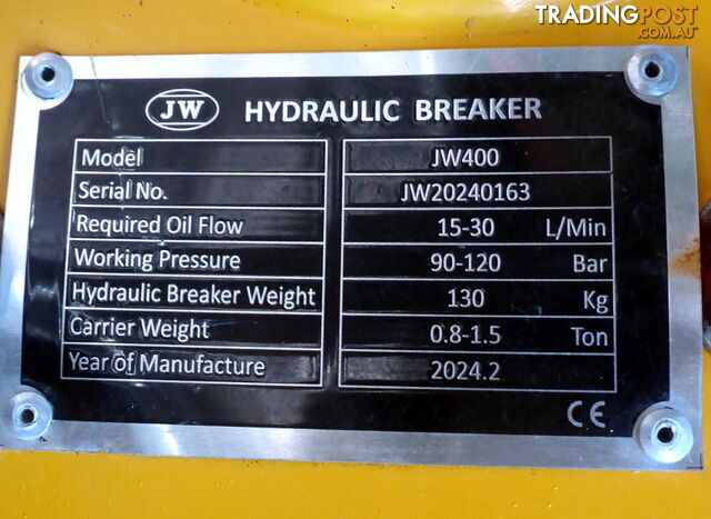 New 0.8-1.5 ton (25mm Pin) Excavator Hydraulic Hammer Rock Breaker