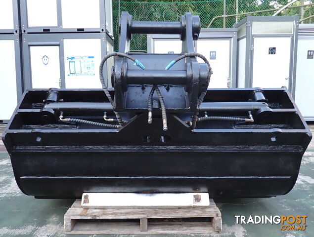 22-47 ton (90mm pin) 2100mm JB/AHE Excavator Tilting Mud Batter Bucket