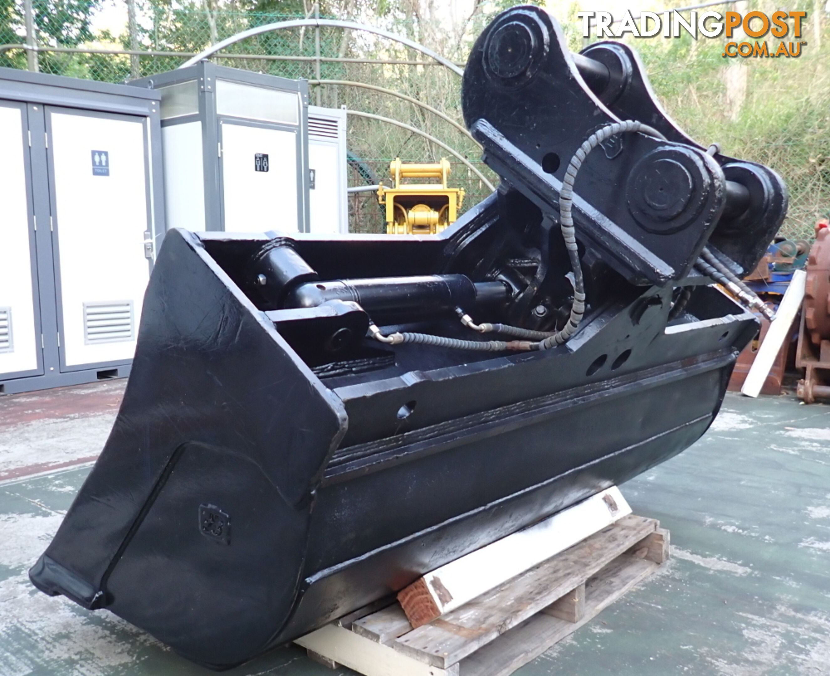 22-47 ton (90mm pin) 2100mm JB/AHE Excavator Tilting Mud Batter Bucket