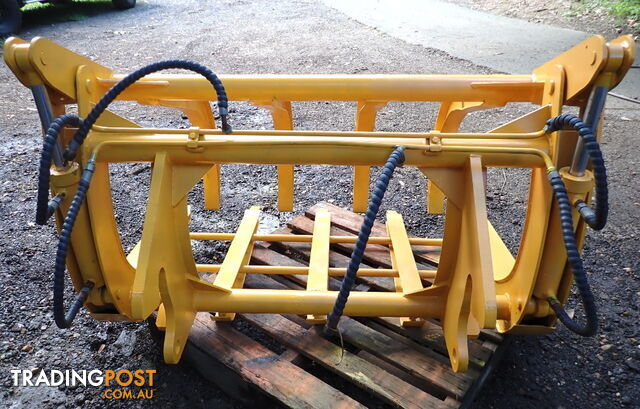 Almost New 1600mm Tractor Loader Telehandler Hydraulic Log Grab Grapple