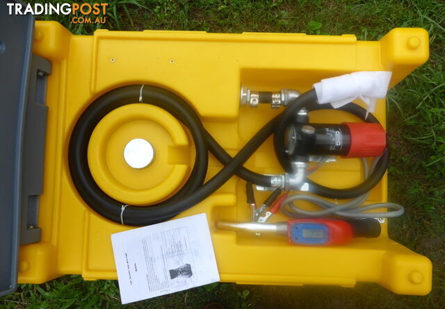 New 240L Diesel Fuel Cell Tank with 12v Pump & Bowser trigger & Fuel Meter