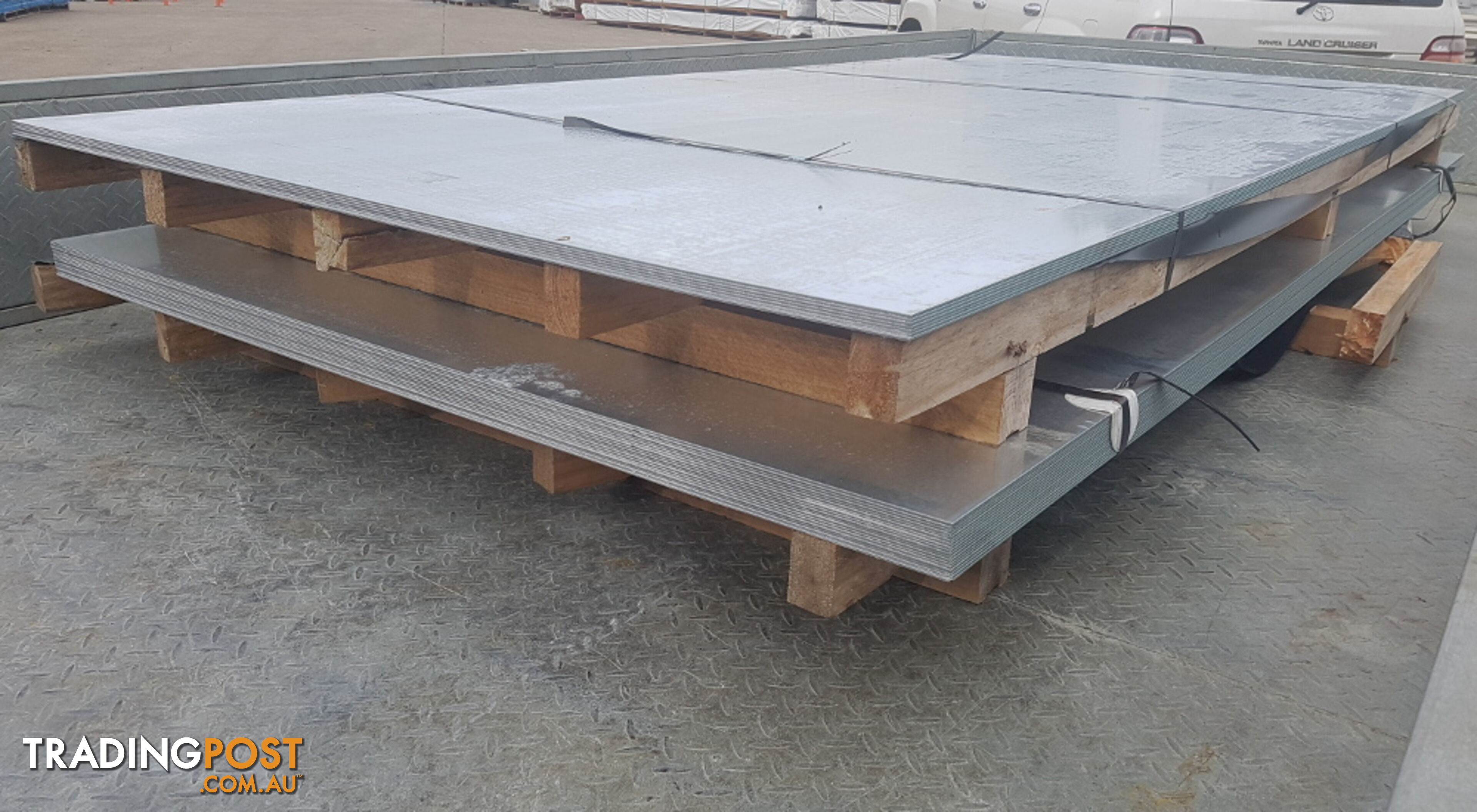 New Galvanised Steel Sheets 1500mm x 3000mm x 2.9mm, RRP $500