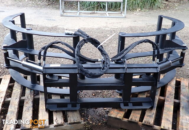 New Hay Bale Grab Grapple, Tractor, Skid Steer, Track Loader