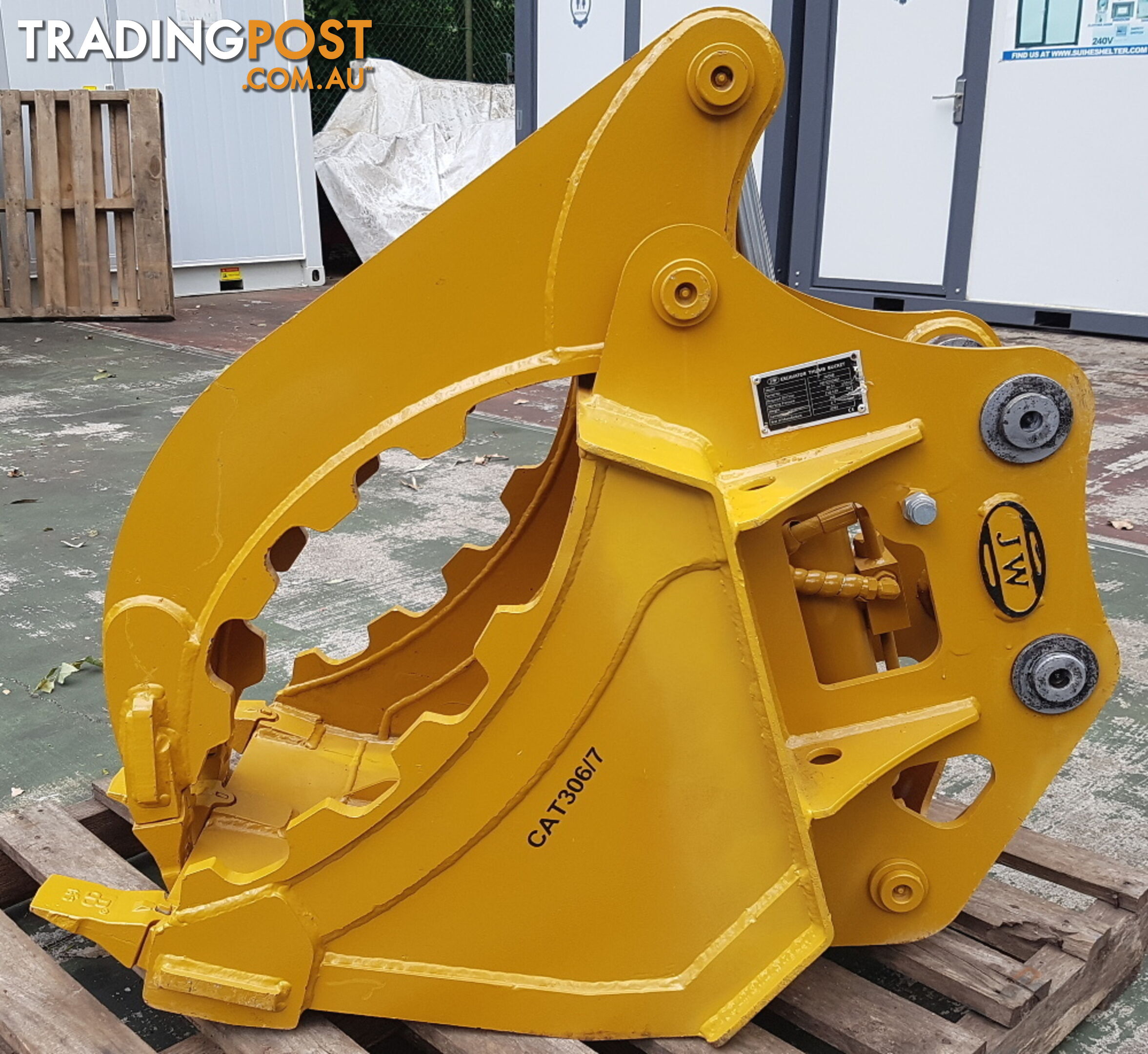 New 4-9 ton (40, 45 or 50mm pin) Excavator Hydraulic Thumb Bucket Grapple Grab