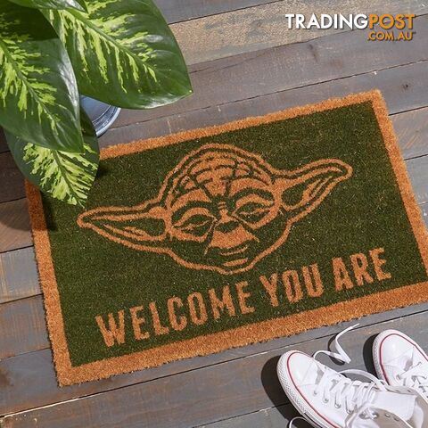 Star Wars Yoda Welcome You Are Doormat