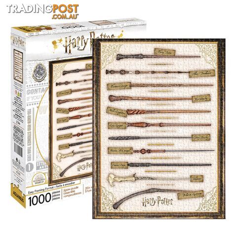 Harry Potter â Wands 1000pc Puzzle