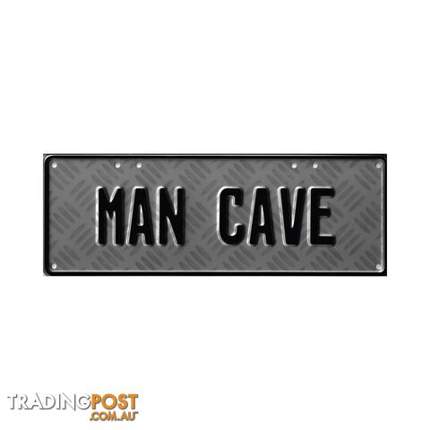 Man Cave Novelty Number Plate