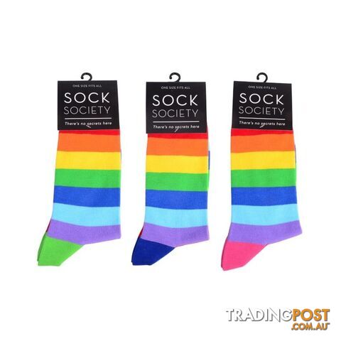 Rainbow Pride Socks - 1 Pair