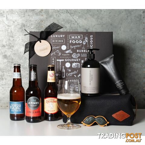 Beer and Pamper Gift Set