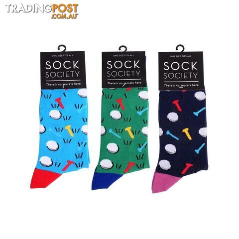 Golf Socks by Sock Society - 1 Pair