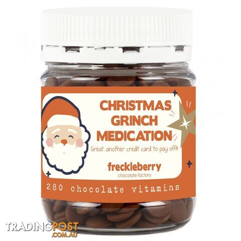 Christmas Grinch Medication Chocolate Vitamins