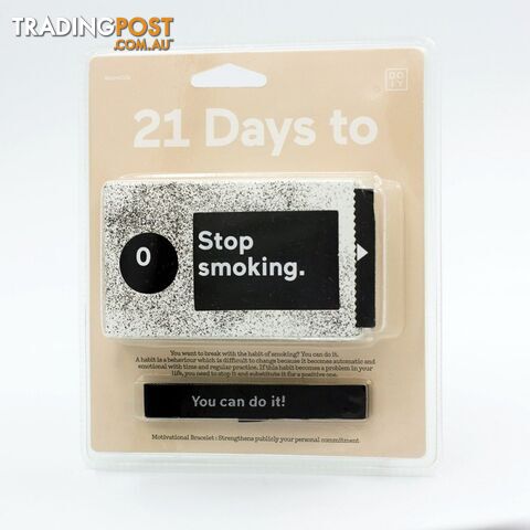 21 Days to Stop Smoking Ticket Box
