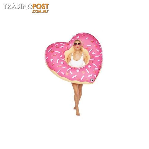 Giant Heart Donut Pool Float