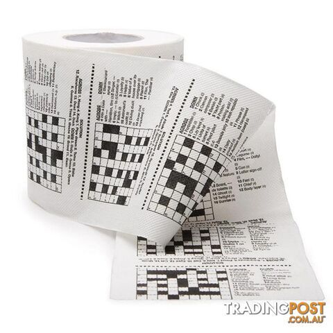 Crossword Toilet Roll