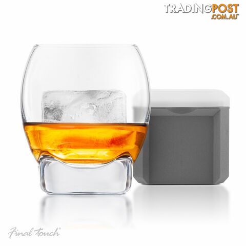 Colossal Ice Cube Whisky Glass by Final Touch