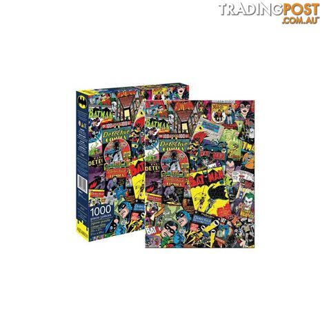DC Comics Batman Retro Collage 1000pc Jigsaw Puzzle