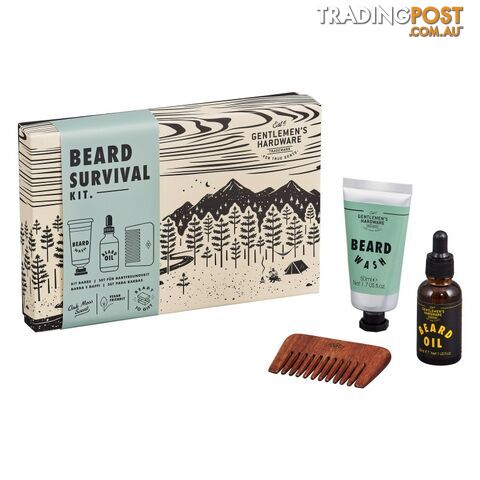 Beard Survival Kit by Gentlemen's Hardware