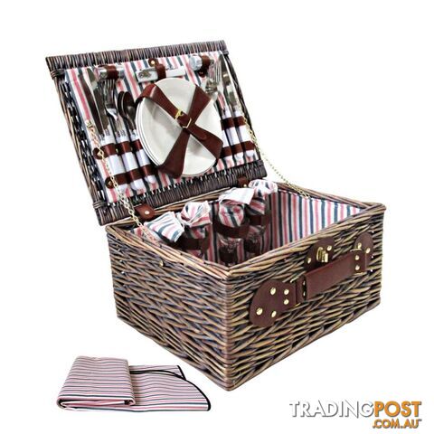 Picnic Basket with Accessories for 4 Persons
