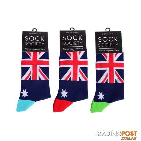 Australian Flag Socks - 1 Pair
