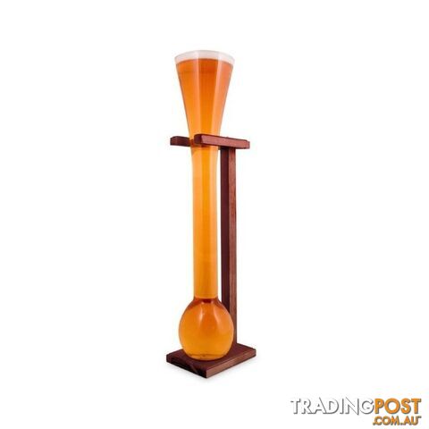 Full Yard Glass on Wooden Stand
