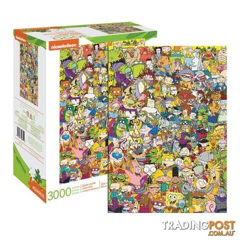 Nickelodeon 90â²s Collage 3000pc Puzzle