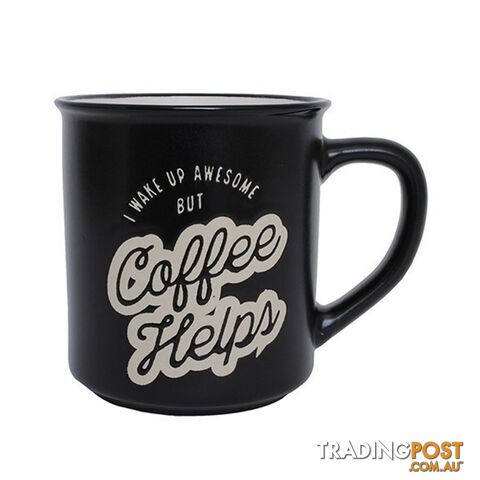 Coffee Helps Manly Mug