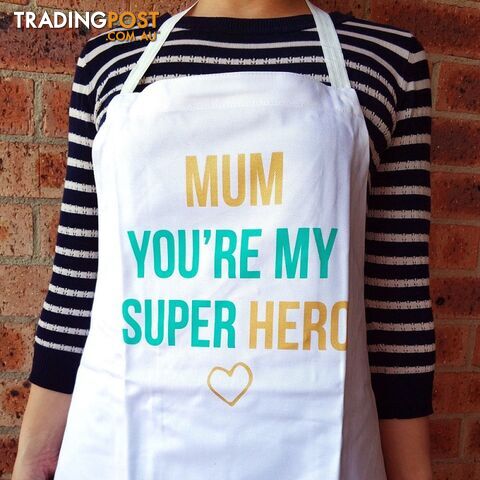 Super Hero Mum Apron