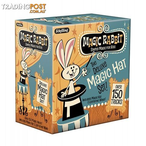 Magic Rabbit Deluxe Magic Hat 150 Trick Set