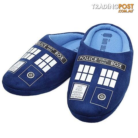 Doctor Who - TARDIS Printed Mens Slippers