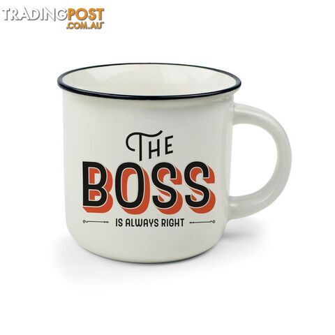 The Boss Is Always Right Cup-Puccino Porcelain Mug