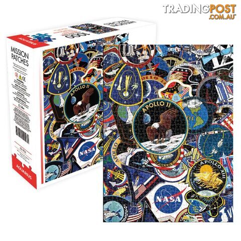 NASA Mission Patches 1000 Piece Jigsaw Puzzle