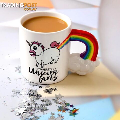 The Giant Unicorn Farts Coffee Mug