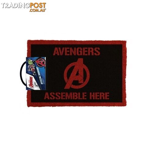 Marvel Avengers Assemble Here Doormat