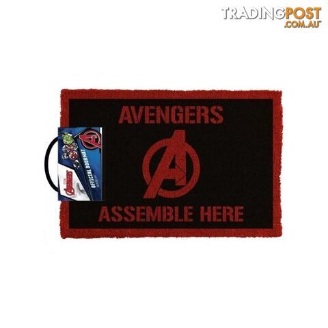 Marvel Avengers Assemble Here Doormat