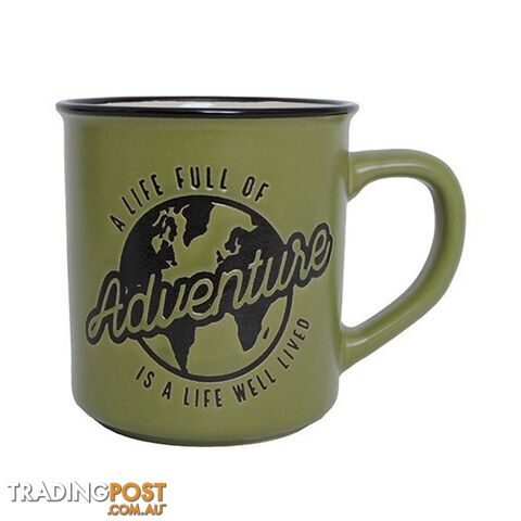 A Life Full Of Adventure Manly Mug