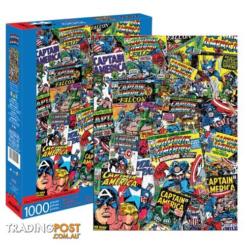 Marvel â Captain America Collage 1000 Piece Jigsaw Puzzle