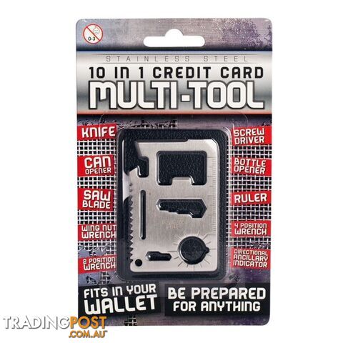 10-in-1 Credit Card Multi-Tool