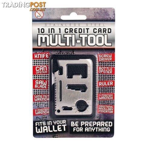 10-in-1 Credit Card Multi-Tool