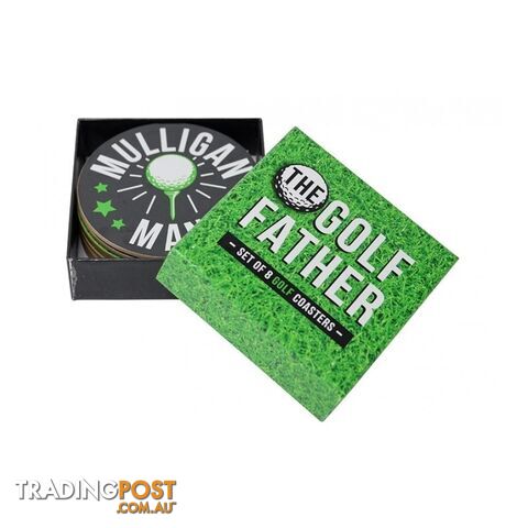 The Golf Father - Set of 8 Golf Coasters