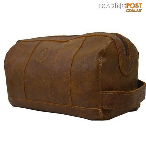 Watson Genuine Leather Toiletry Bag by Indepal Leather