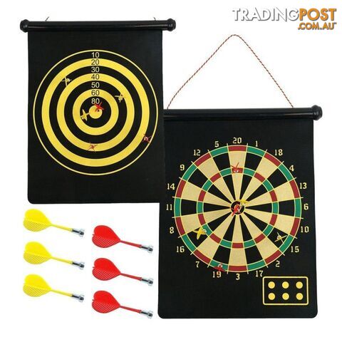 Roll Up Magnetic Dartboard & Bulls Eye