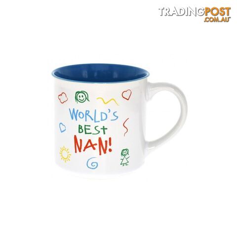 World's Best Nan Kid Art Mug