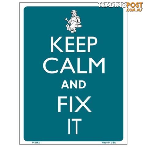 Keep Calm and Fix It Tin Sign