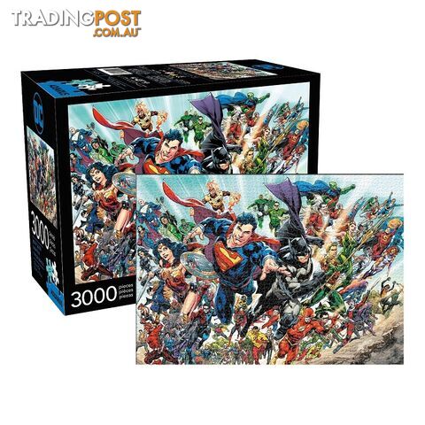 DC Comics Cast 3000 Piece Jigsaw Puzzle