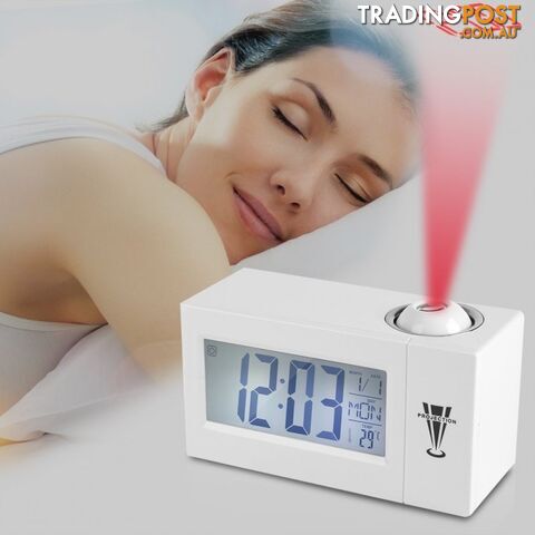 Projection Digital Clock with Sound Activation