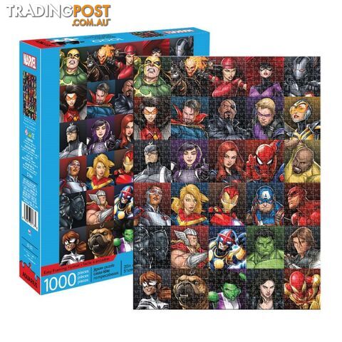 Marvel Heroes Collage 1000 Piece Jigsaw Puzzle