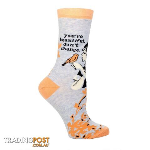 You're Beautiful Ankle Socks