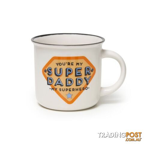 Super Daddy Cup-Puccino Porcelain Mug