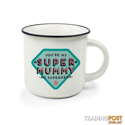 Super Mummy Cup-Puccino Porcelain Mug